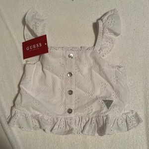 Guess Girls White Top